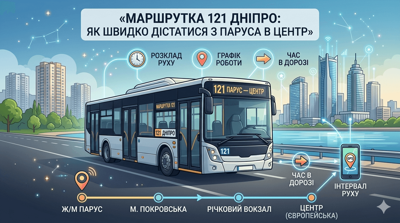 Маршрутка 121 Дніпро