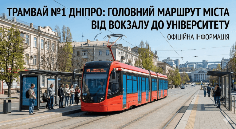 Трамвай №1 Дніпро