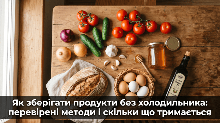 як зберігати продукти без холодильника влітку — овочі хліб яйця мед без холодильника методи
