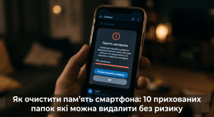 як очистити пам'ять смартфона швидко — телефон показує пам'ять заповнена Android прихована папка