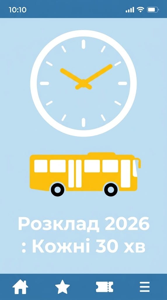 Графік та інтервал руху маршруток Львів-Стрий у 2026 році.